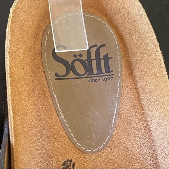 NEW Sofft Sandals Womens 10 Bettina Two Straps Leather Snakeskin Casual Comfort - Picture 4 of 7